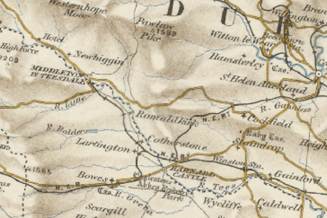 Old Map of Marwood
